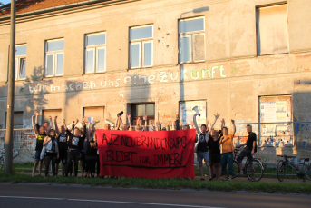 Greifswald: Spontane Jubeldemo nach erfolgreichem Kauf des AJZ Neubrandenburg