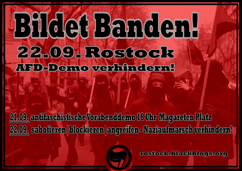 21./22.09.Bildet Banden! Rostocks Jugend kämpft zusammen! – Aufruf an die Jugend