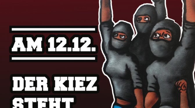 [HRO] Kein Faschismus in unserer Hood! Am 12.12. in Rostock auf die Straße! – 10.000 Flyer verteilt + Schnipselaktion
